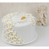 Prymulki cukrowe biały do dekoracji tortu 100 szt